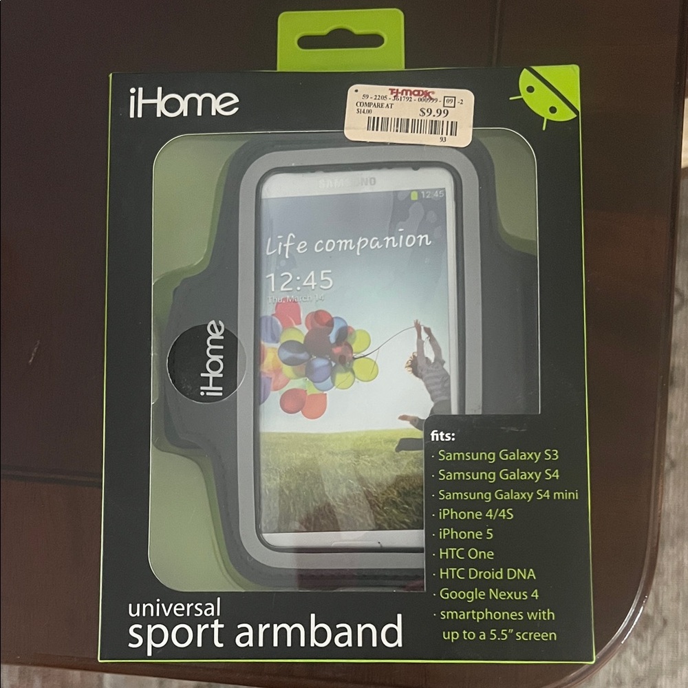 iHome Black Sport Armband for Smartphones